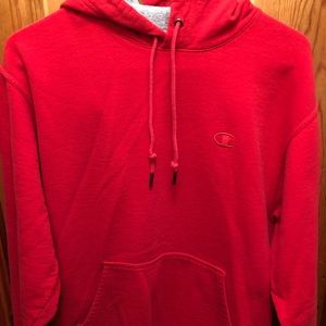 Red Champion Hoodie